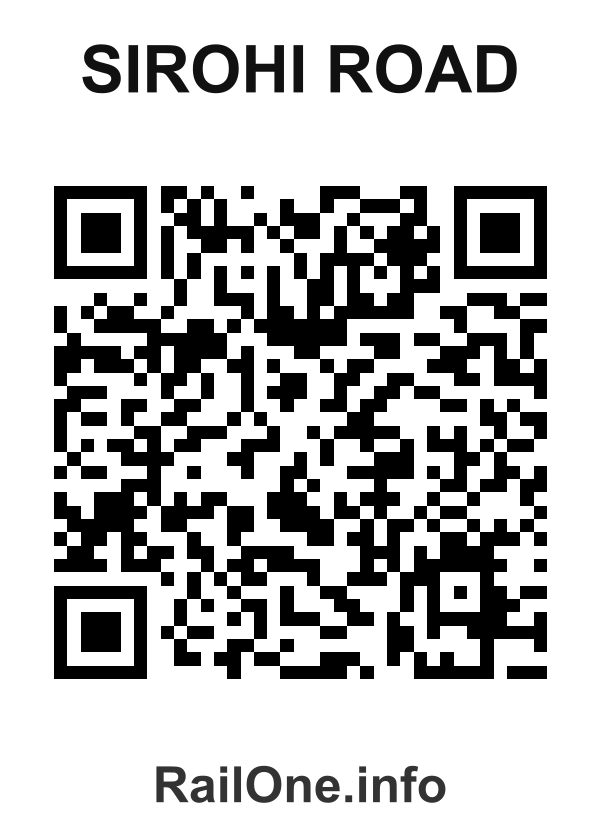 RailOne QR Code for Sirohi Road station