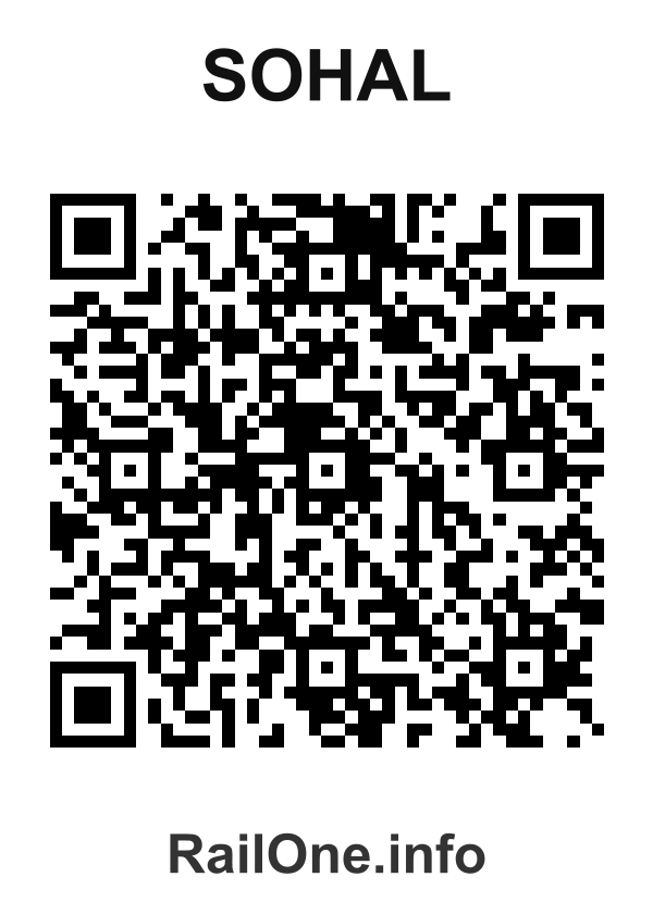 RailOne QR Code for Sohal station