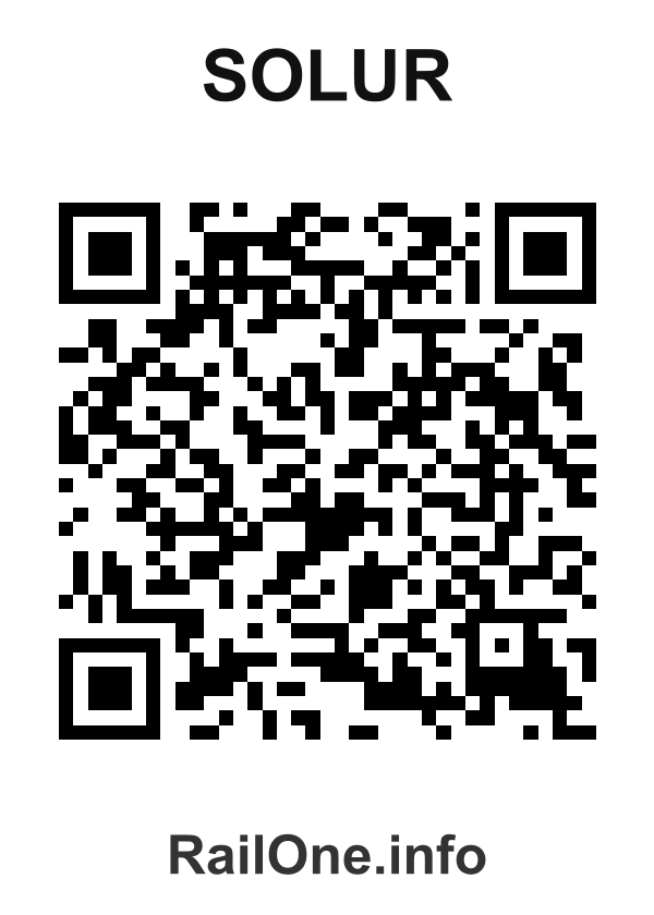 RailOne QR Code for Solur station