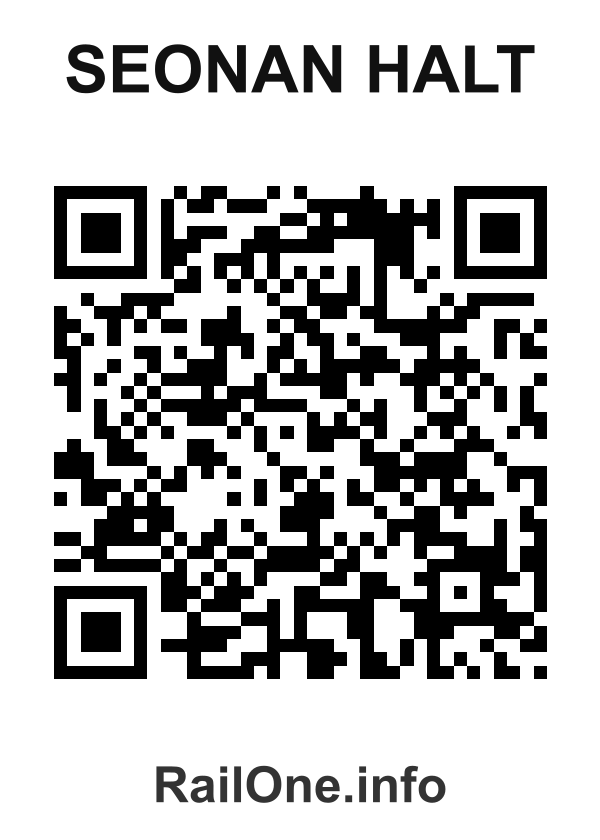 RailOne QR Code for Seonan Halt station