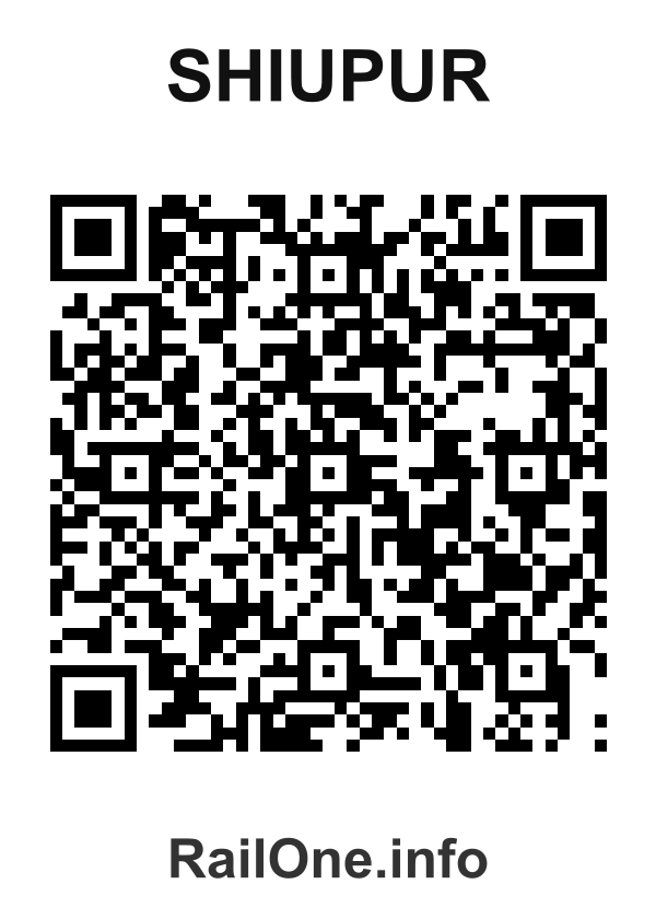 RailOne QR Code for Shiupur station
