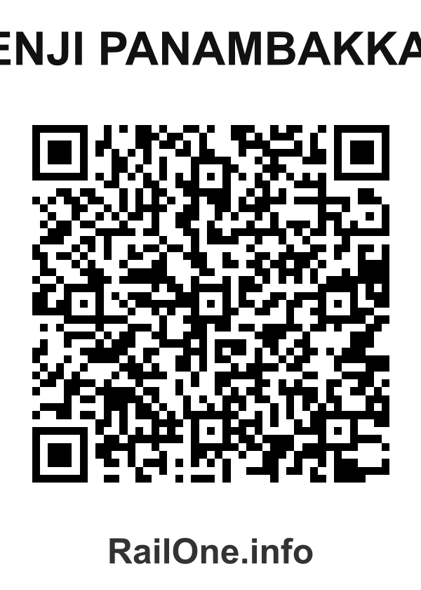 RailOne QR Code for Senji Panambakkam station
