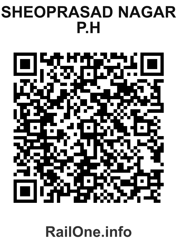 RailOne QR Code for Sheoprasad Nagar P.h station