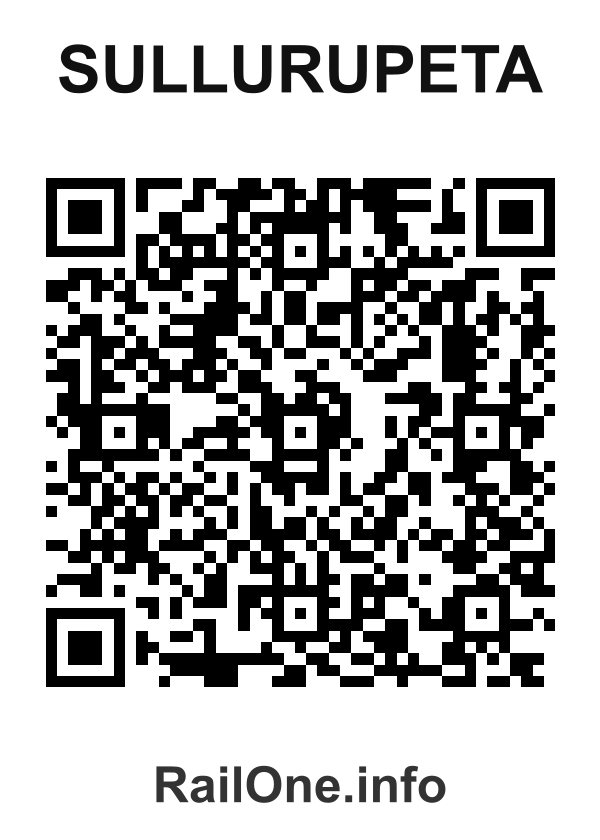 RailOne QR Code for Sullurupeta station