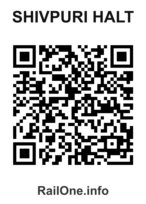 RailOne QR Code for Shivpuri Halt station