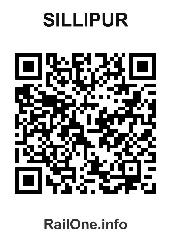 RailOne QR Code for Sillipur station