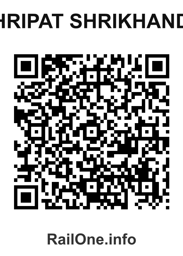 RailOne QR Code for Shripat Shrikhanda station