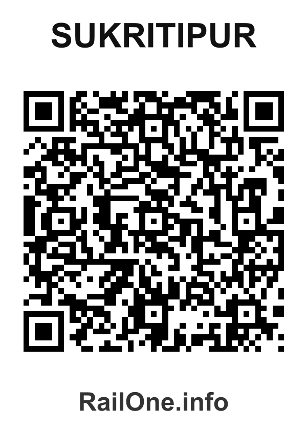 RailOne QR Code for Sukritipur station