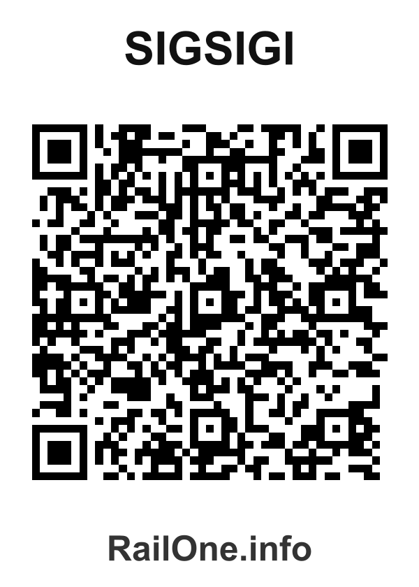RailOne QR Code for Sigsigi station