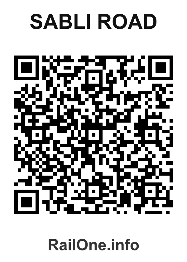 RailOne QR Code for Sabli Road station