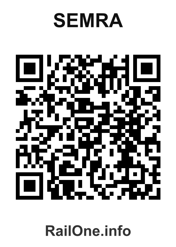 RailOne QR Code for Semra station