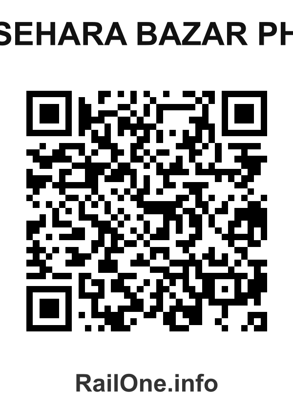 RailOne QR Code for Sehara Bazar Ph station