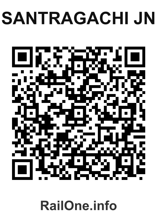 RailOne QR Code for Santragachi Jn station