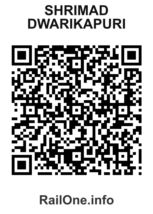 RailOne QR Code for Shrimad Dwarikapuri station