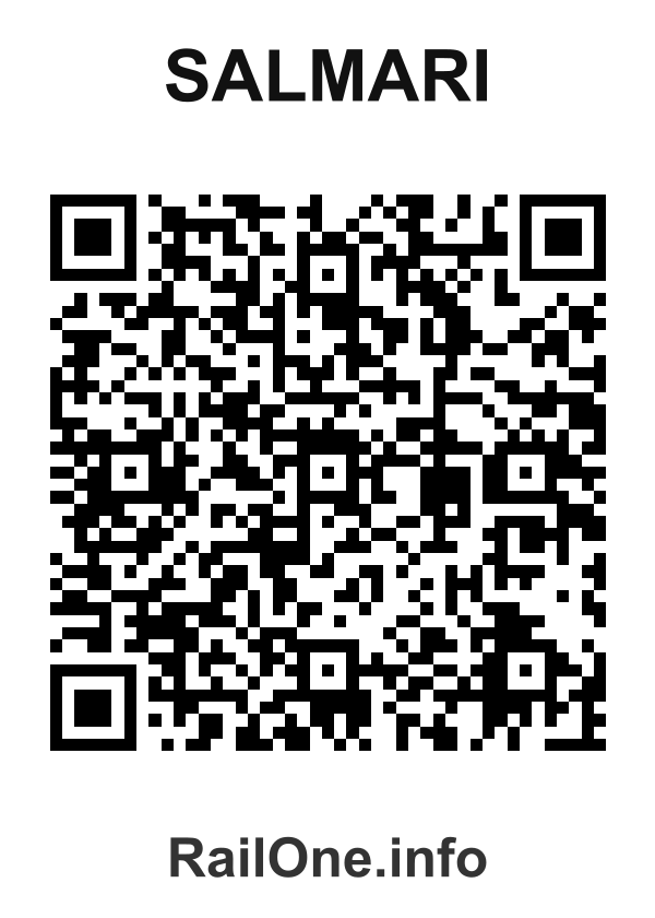 RailOne QR Code for Salmari station