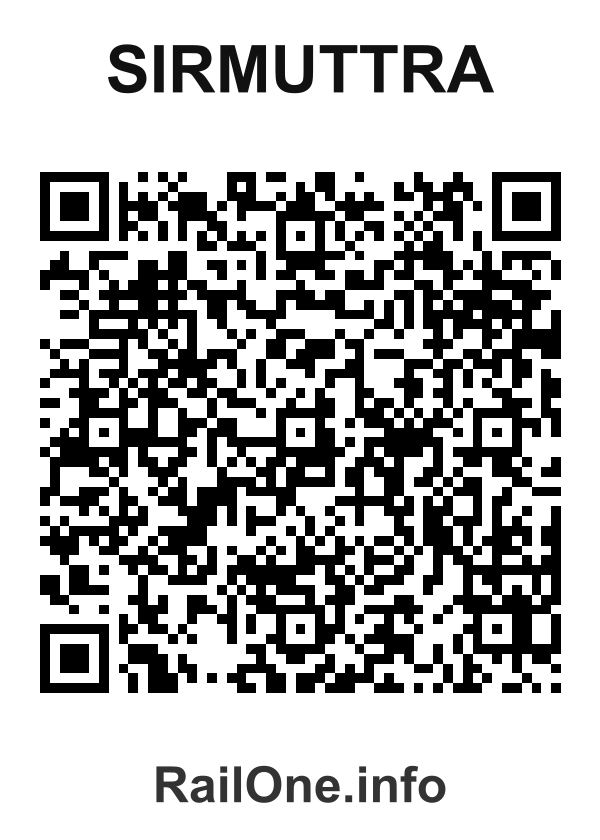 RailOne QR Code for Sirmuttra station