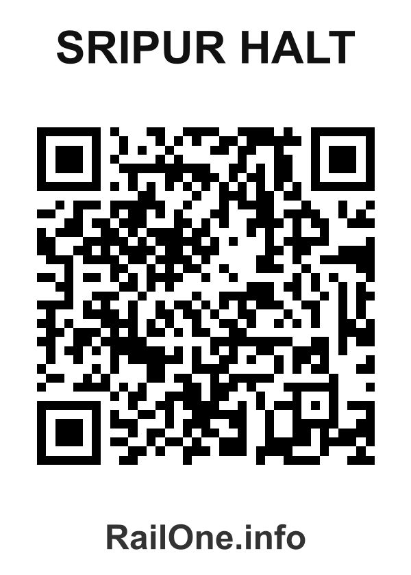 RailOne QR Code for Sripur Halt station