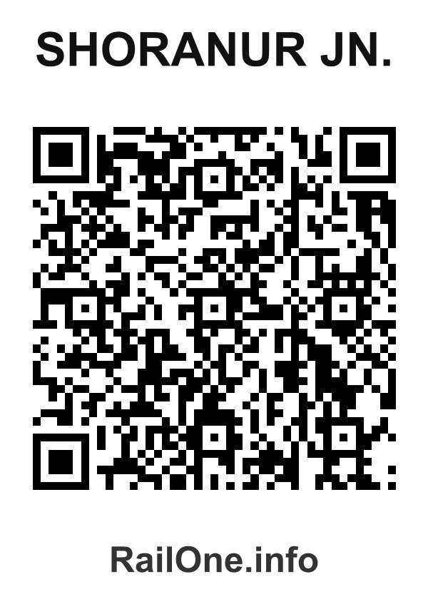 RailOne QR Code for Shoranur Jn. station