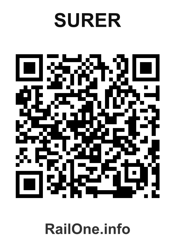 RailOne QR Code for Surer station