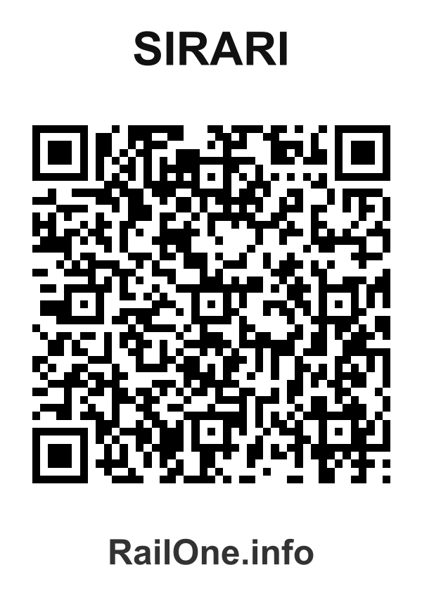 RailOne QR Code for Sirari station