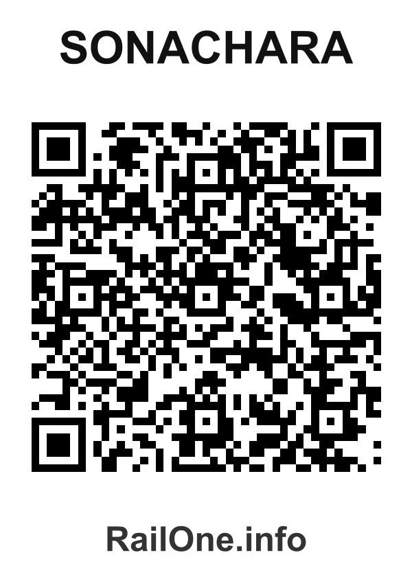 RailOne QR Code for Sonachara station