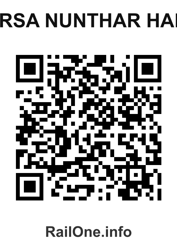 RailOne QR Code for Sirsa Nunthar Halt station