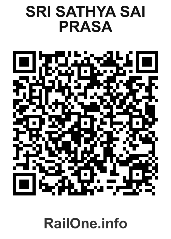 RailOne QR Code for Sri Sathya Sai Prasa station