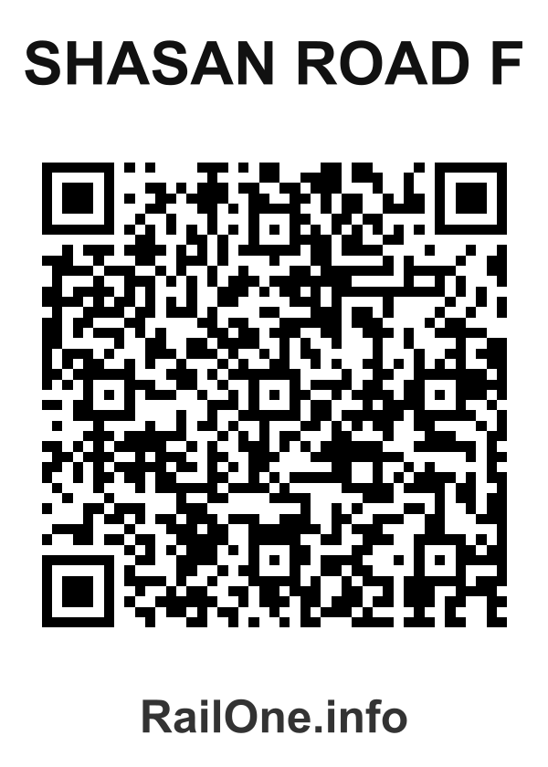 RailOne QR Code for Shasan Road F station