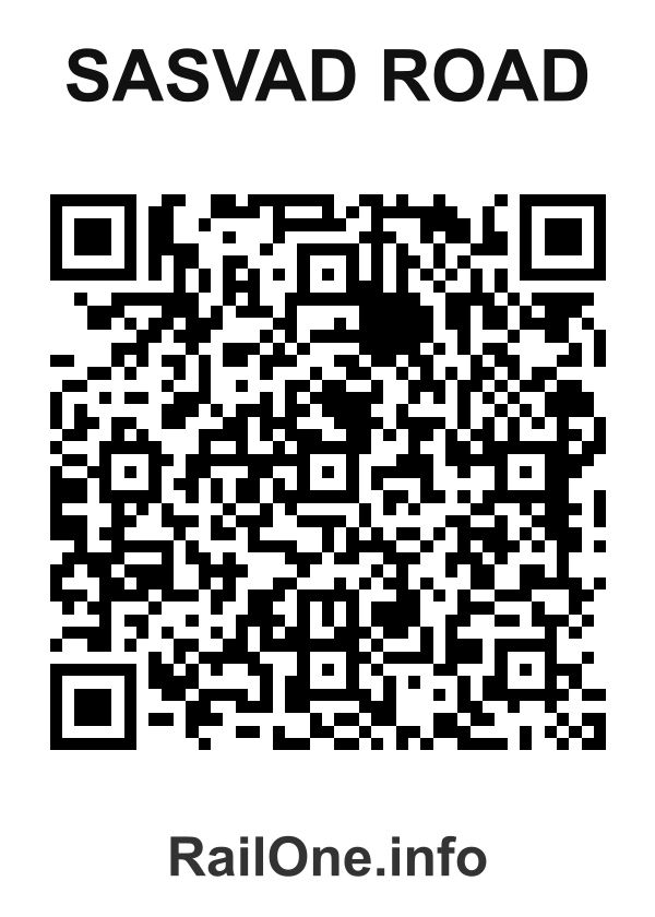 RailOne QR Code for Sasvad Road station
