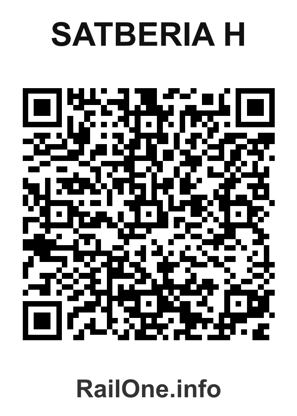 RailOne QR Code for Satberia H station