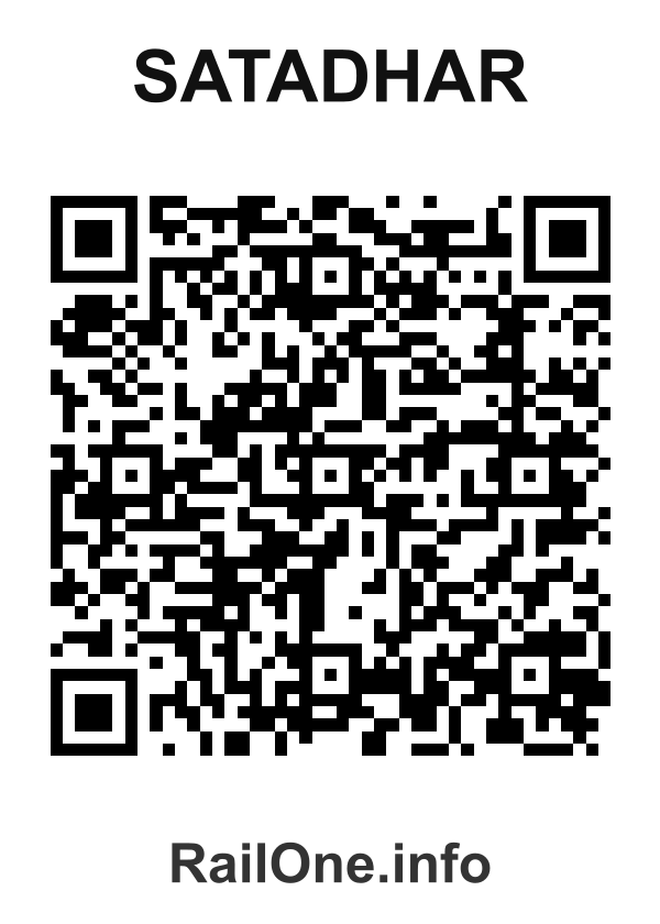 RailOne QR Code for Satadhar station