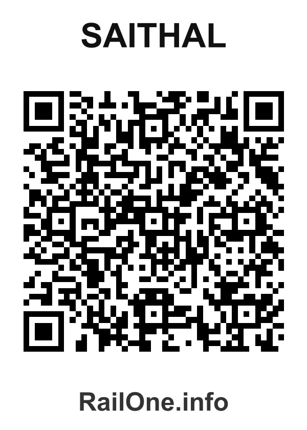 RailOne QR Code for Saithal station