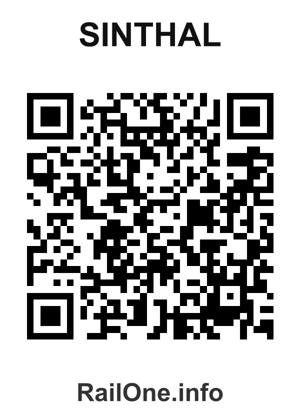 RailOne QR Code for Sinthal station