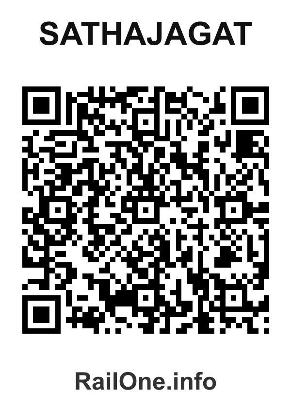 RailOne QR Code for Sathajagat station