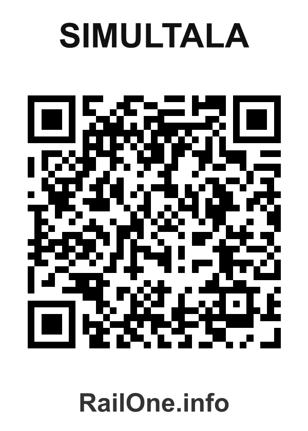 RailOne QR Code for Simultala station