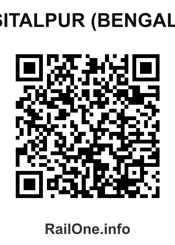 RailOne QR Code for Sitalpur (bengal) station