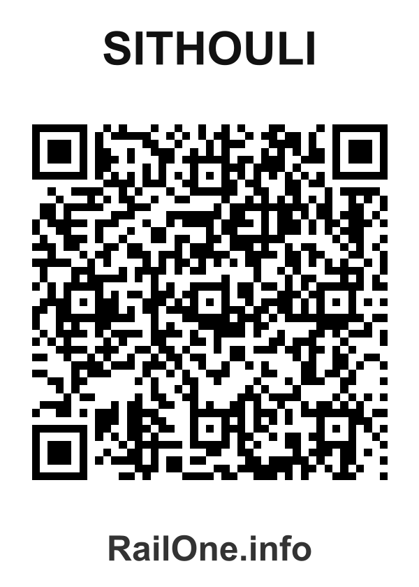 RailOne QR Code for Sithouli station