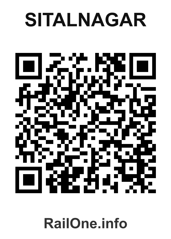 RailOne QR Code for Sitalnagar station