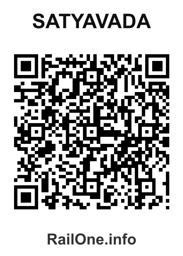 RailOne QR Code for Satyavada station