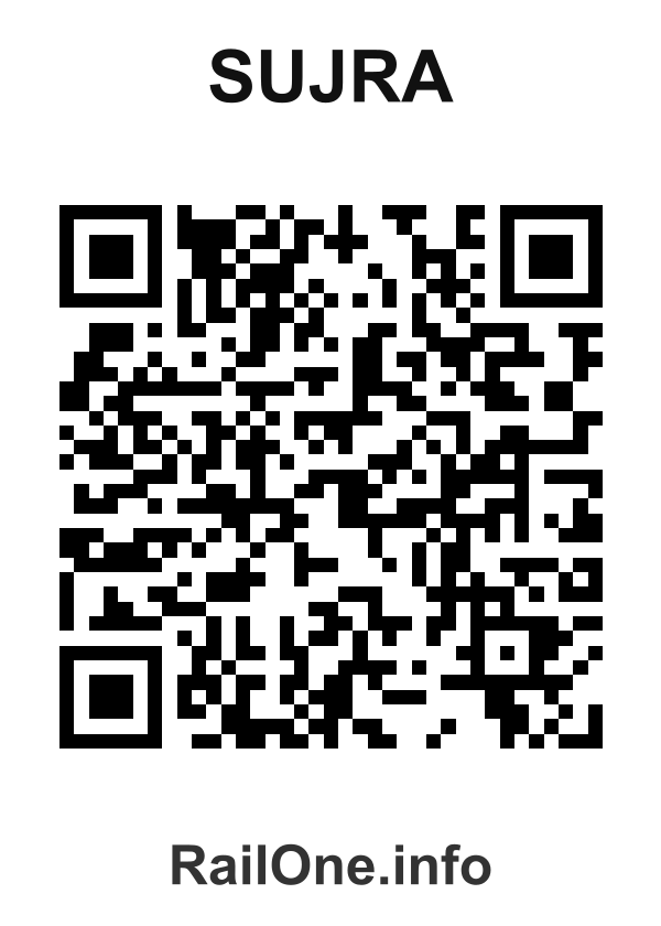 RailOne QR Code for Sujra station