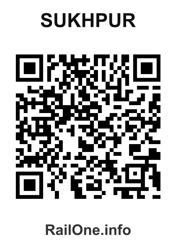 RailOne QR Code for Sukhpur station