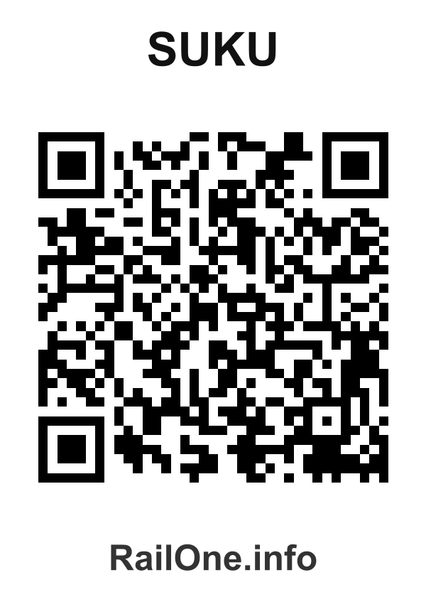 RailOne QR Code for Suku station