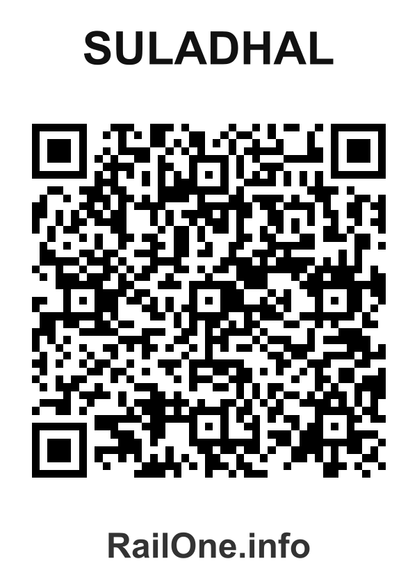 RailOne QR Code for Suladhal station