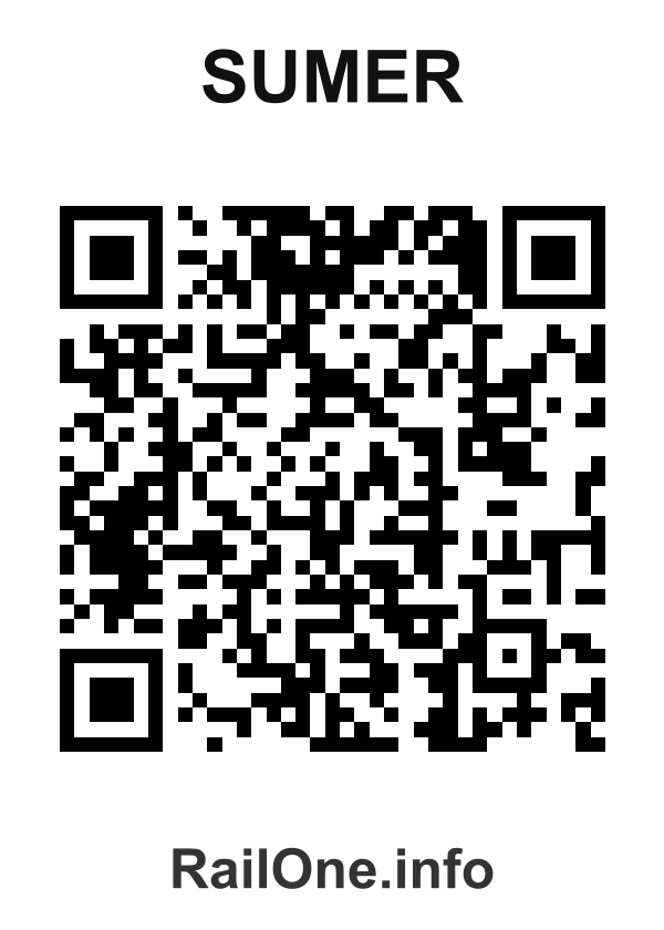 RailOne QR Code for Sumer station