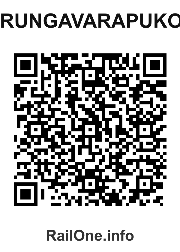 RailOne QR Code for Shrungavarapukota station