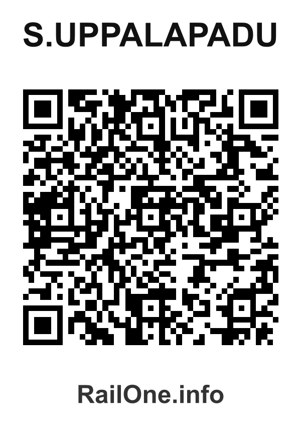 RailOne QR Code for S.uppalapadu station