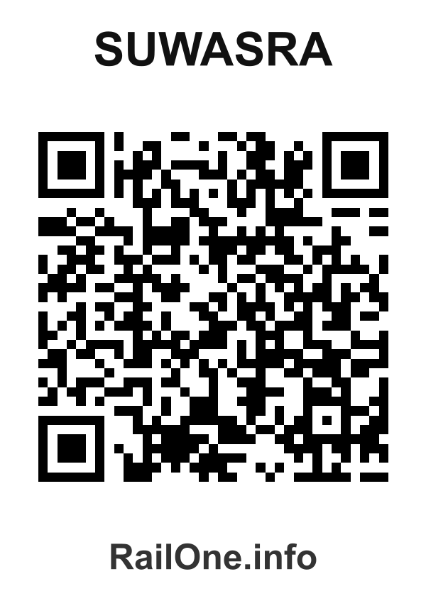 RailOne QR Code for Suwasra station