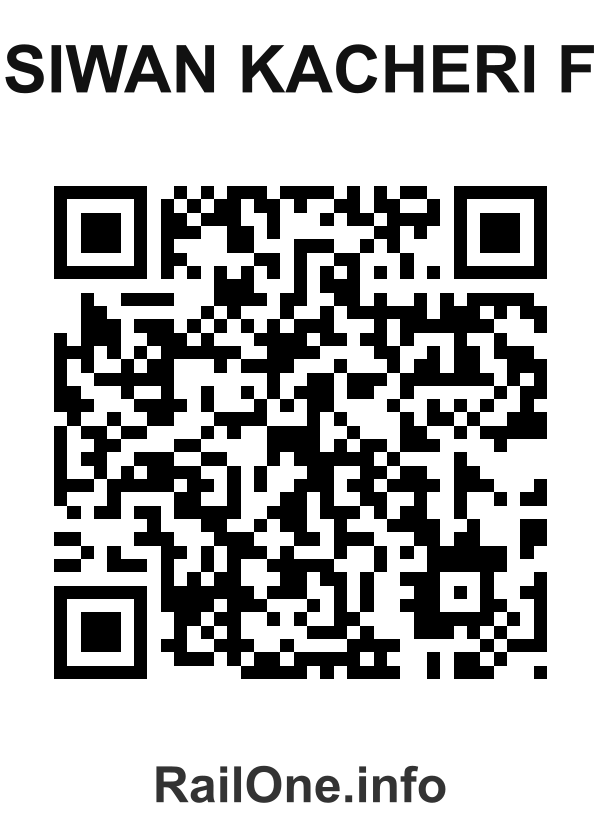 RailOne QR Code for Siwan Kacheri F station