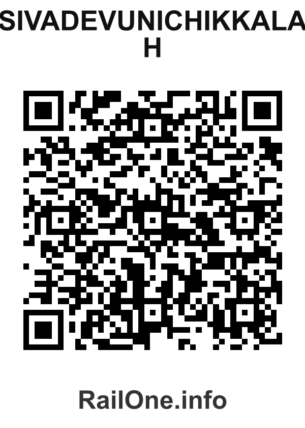 RailOne QR Code for Sivadevunichikkala H station