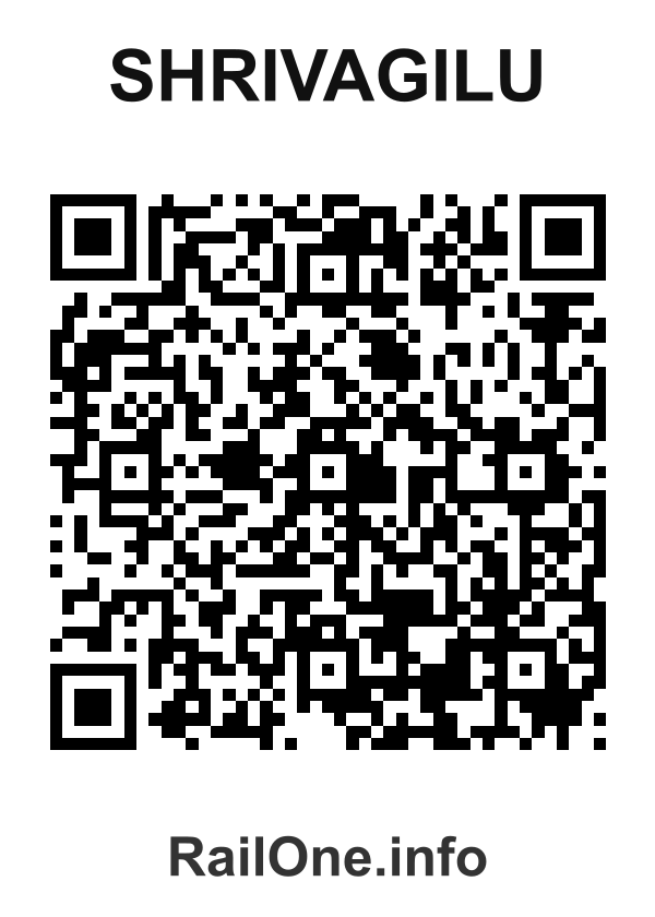 RailOne QR Code for Shrivagilu station